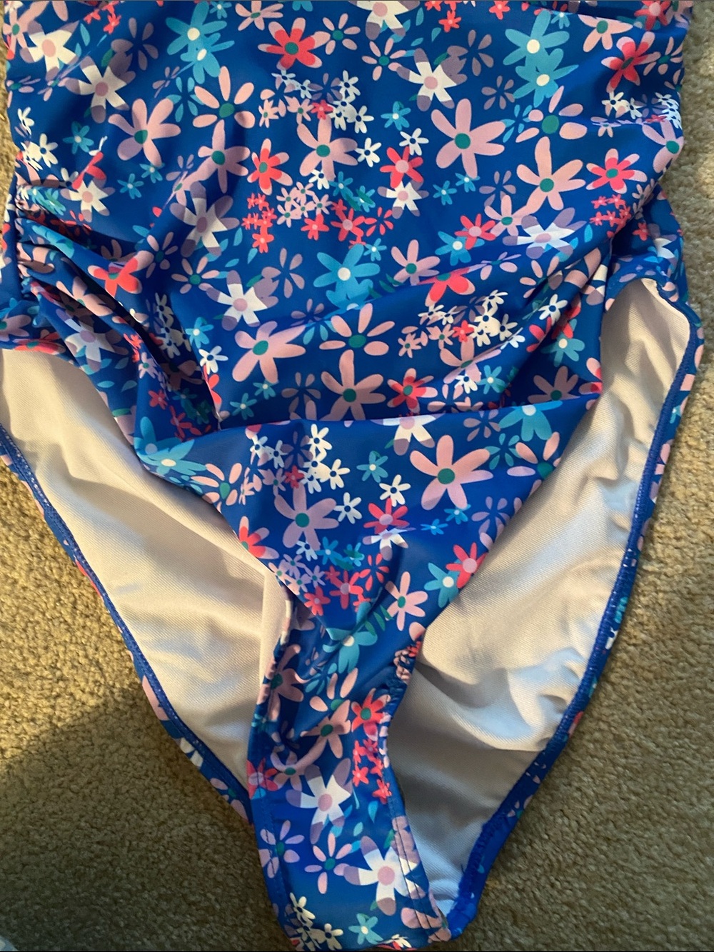 Aimage NWT size XL one piece floral bathing suit - Picture 3 of 8